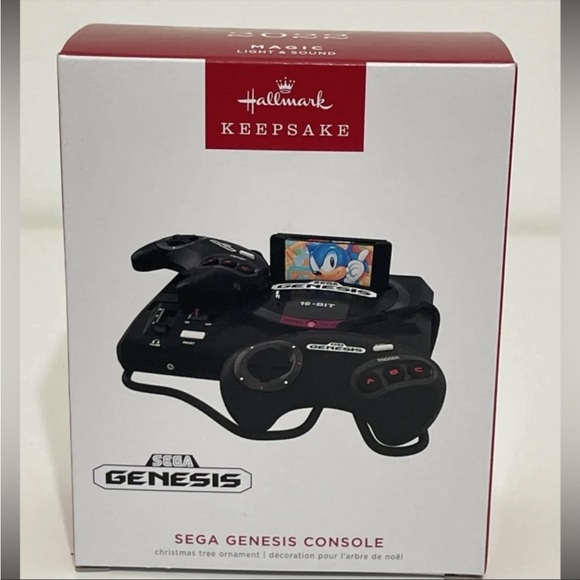 Hallmark Keepsake Ornament 2022 Sega Genesis Console Illuminates and sounds - Picture 1 of 4